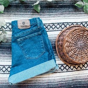 High Rise Vintage Wrangler Shorts